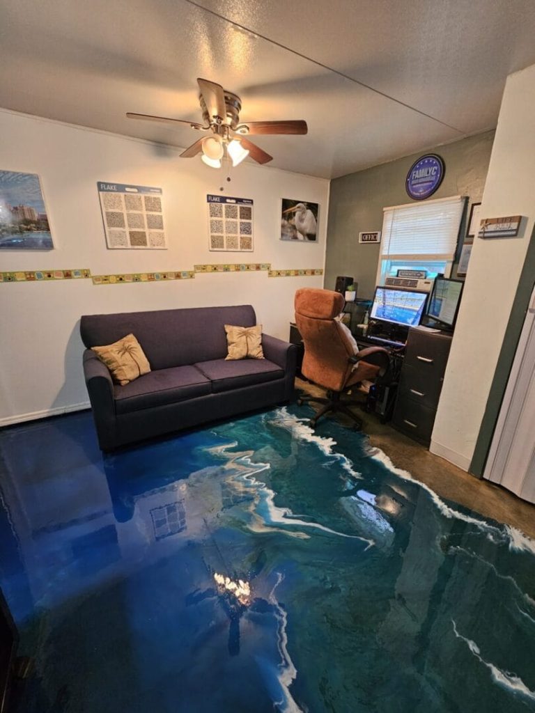 Epoxy flooring and concrete contractor services in Central Florida