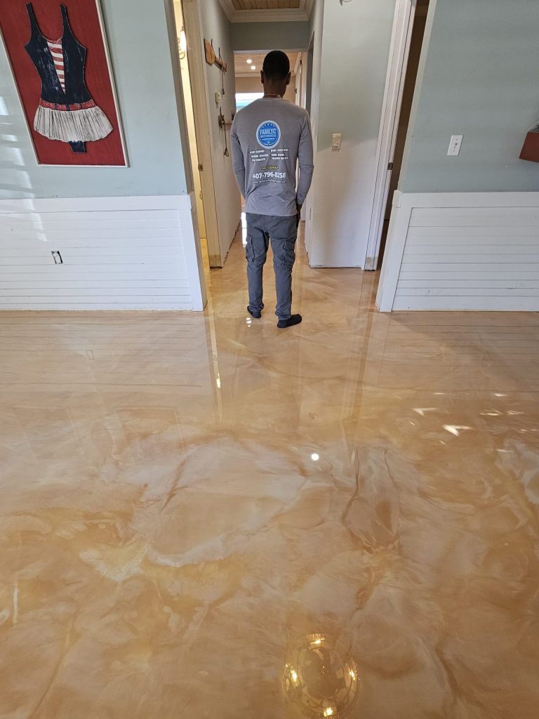 Epoxy flooring and concrete contractor services in Central Florida